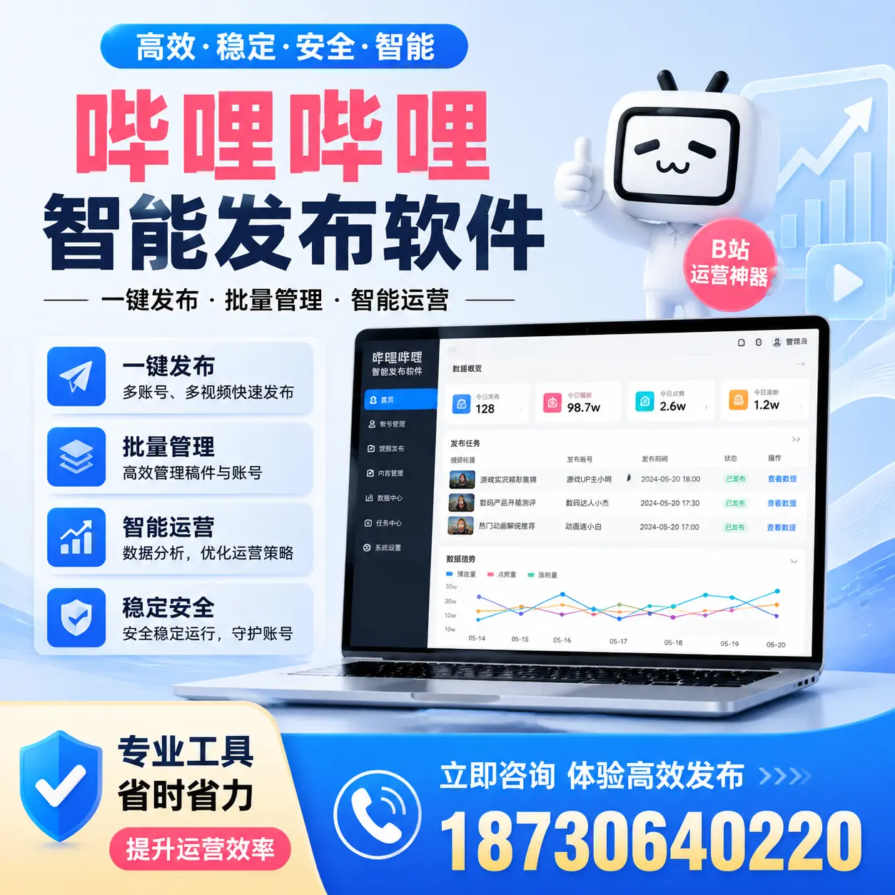 解密哔哩哔哩智能发布软件:功能与优势分析在 雅安